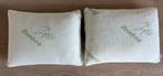 2 Bamboo hoofdkussens van Lucovitaal: als nieuw, Eenpersoons, Wit, Ophalen of Verzenden, Zo goed als nieuw