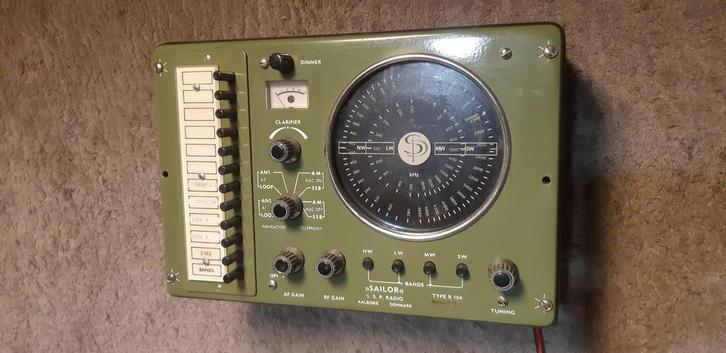 Vintage Sailor R104 receiver met SSB, Audio, Tv en Foto, Radio's, Gebruikt, Wereldontvanger, Ophalen of Verzenden