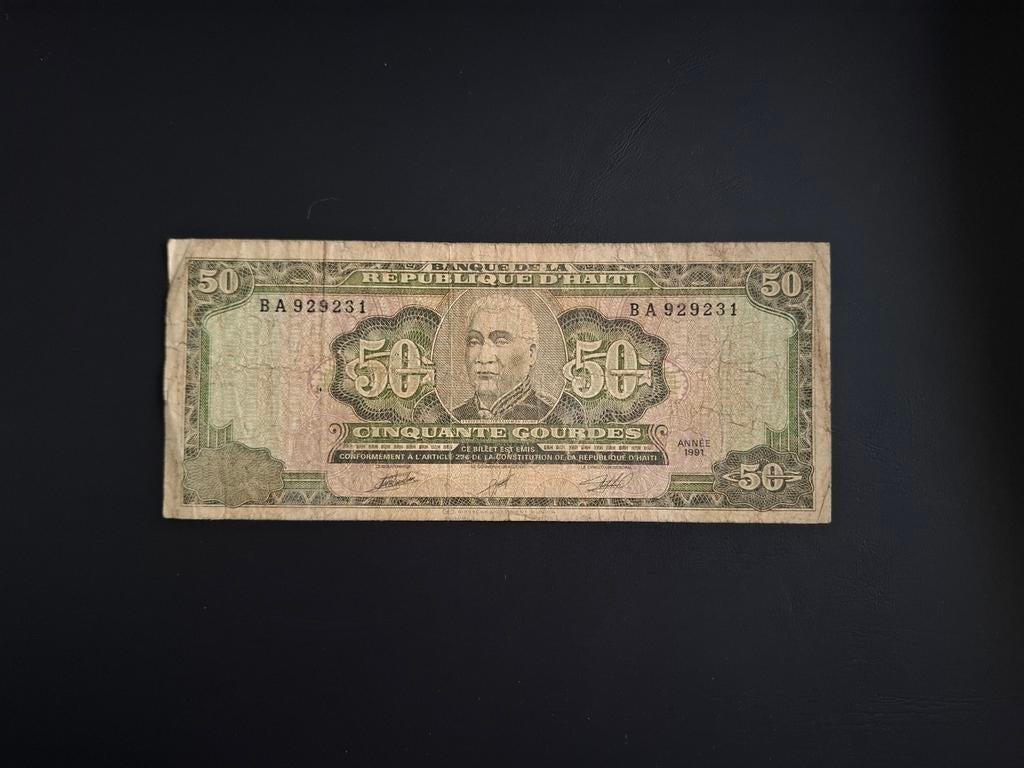 50 gourde Haïti #016, Postzegels en Munten, Bankbiljetten | Amerika, Verzenden, Midden-Amerika, Los biljet