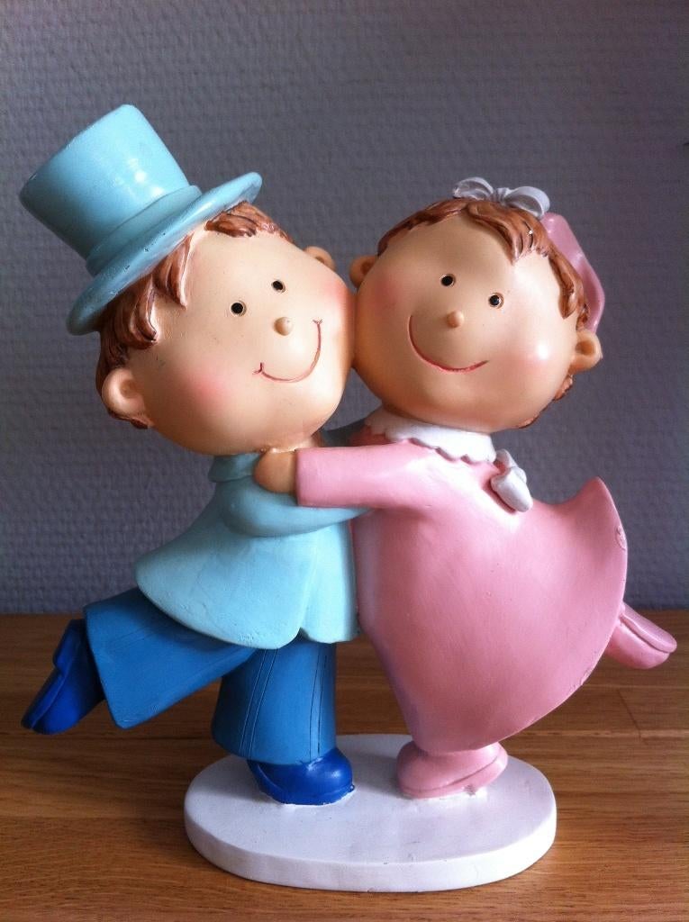 taarttopper bruidspaar dans kus of modern per stuk, Ophalen of Verzenden, Nieuw