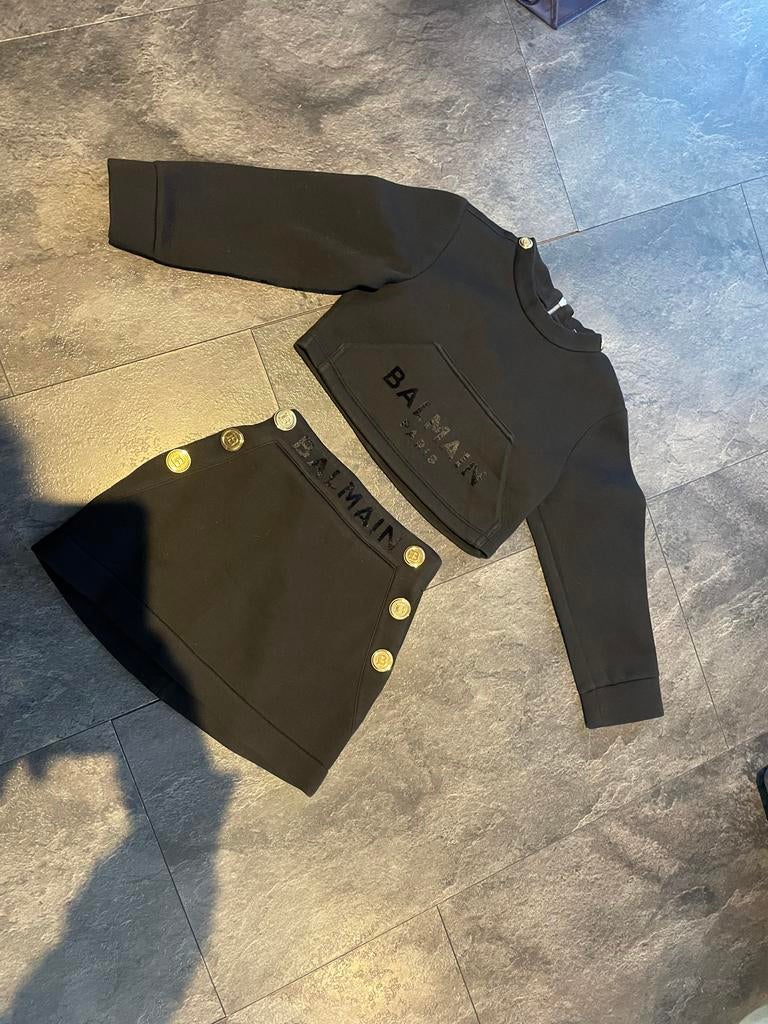 Balmain set maat 6 jaar - Rok en korte trui, Kinderen en Baby's, Kinderkleding | Overige, Zo goed als nieuw, Meisje, Ophalen of Verzenden