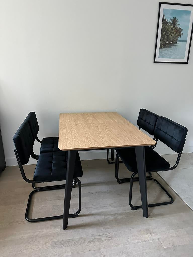 Eettafel 120x80, Huis en Inrichting, Tafels | Eettafels, Ophalen, 100 tot 150 cm, Eikenhout, 50 tot 100 cm