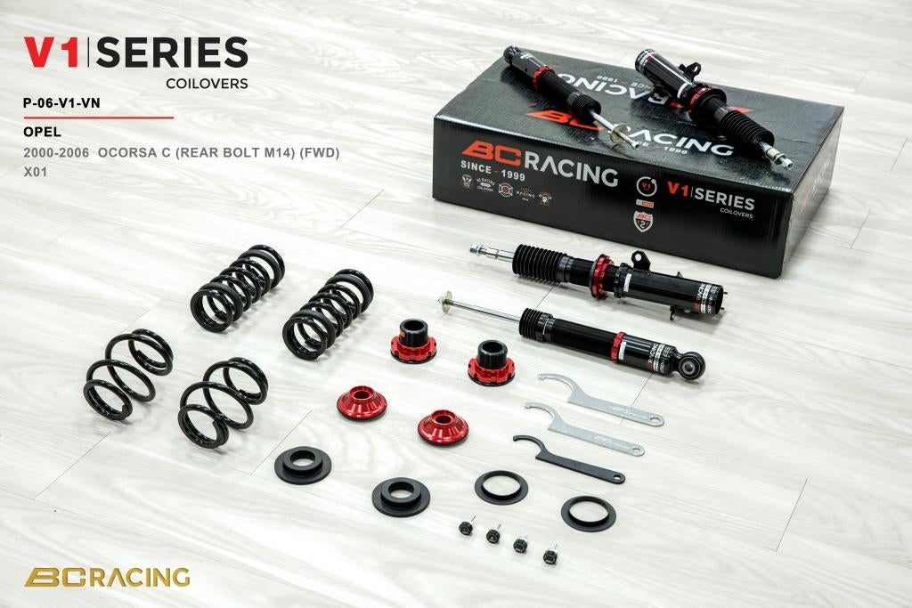 BC Racing schroefset verlaging - Opel Corsa C 00-06 M14, Ophalen of Verzenden