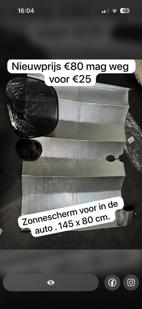 Zonnescherm auto, Auto diversen, Auto-accessoires, Ophalen of Verzenden, Nieuw