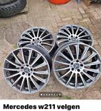 Mercedes E-klasse AMG style velgen 19 inch breedset, Gebruikt, Velg(en), Zomerbanden, Ophalen
