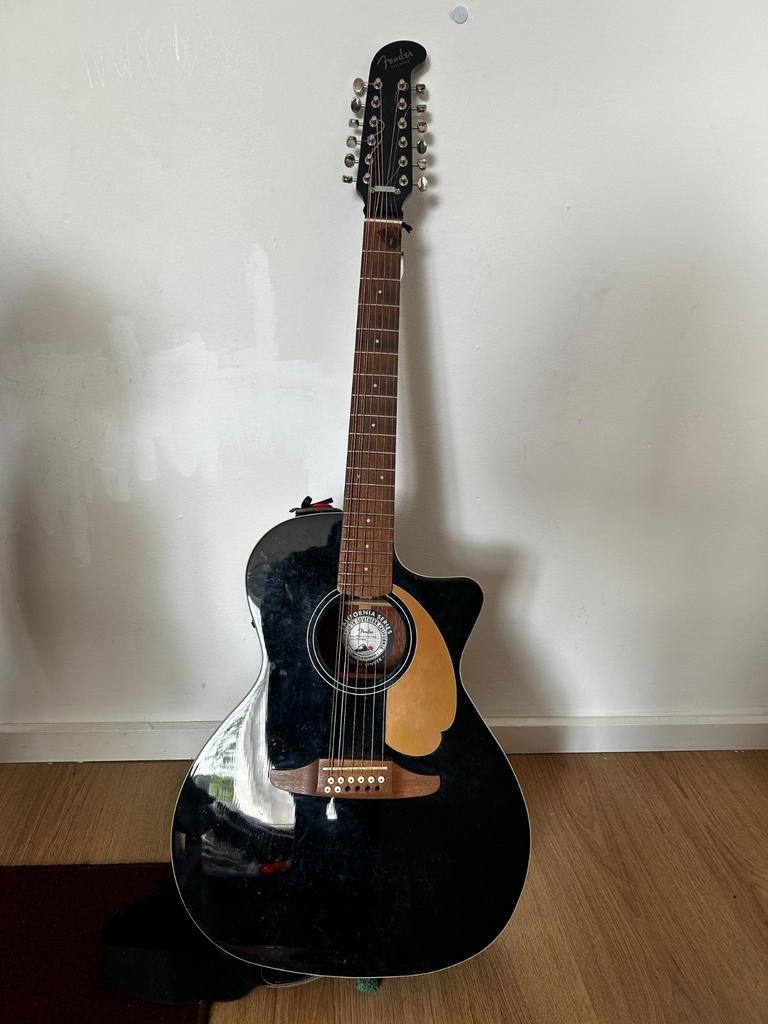 Fender CD-140SCE 12-snarige westerngitaar met koffer, Ophalen of Verzenden, Zo goed als nieuw, Western- of Steelstringgitaar, Met koffer