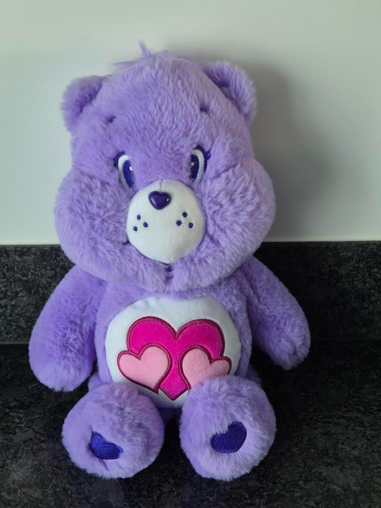 Care Bears / Miniso - Knuffel Troetelbeer Paars, Ophalen of Verzenden, Overige typen