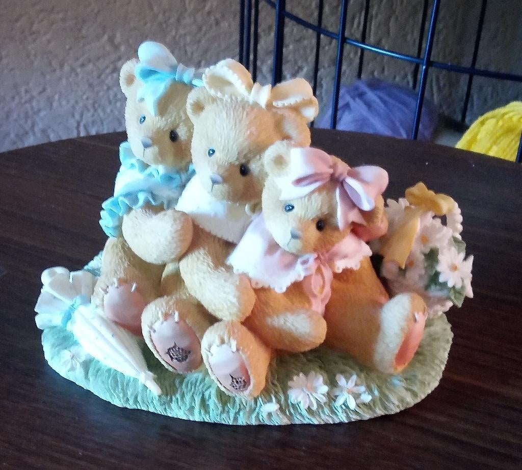 Cherished teddies Drieling, Verzamelen, Ophalen of Verzenden, Zo goed als nieuw, Beeldje, Overige merken