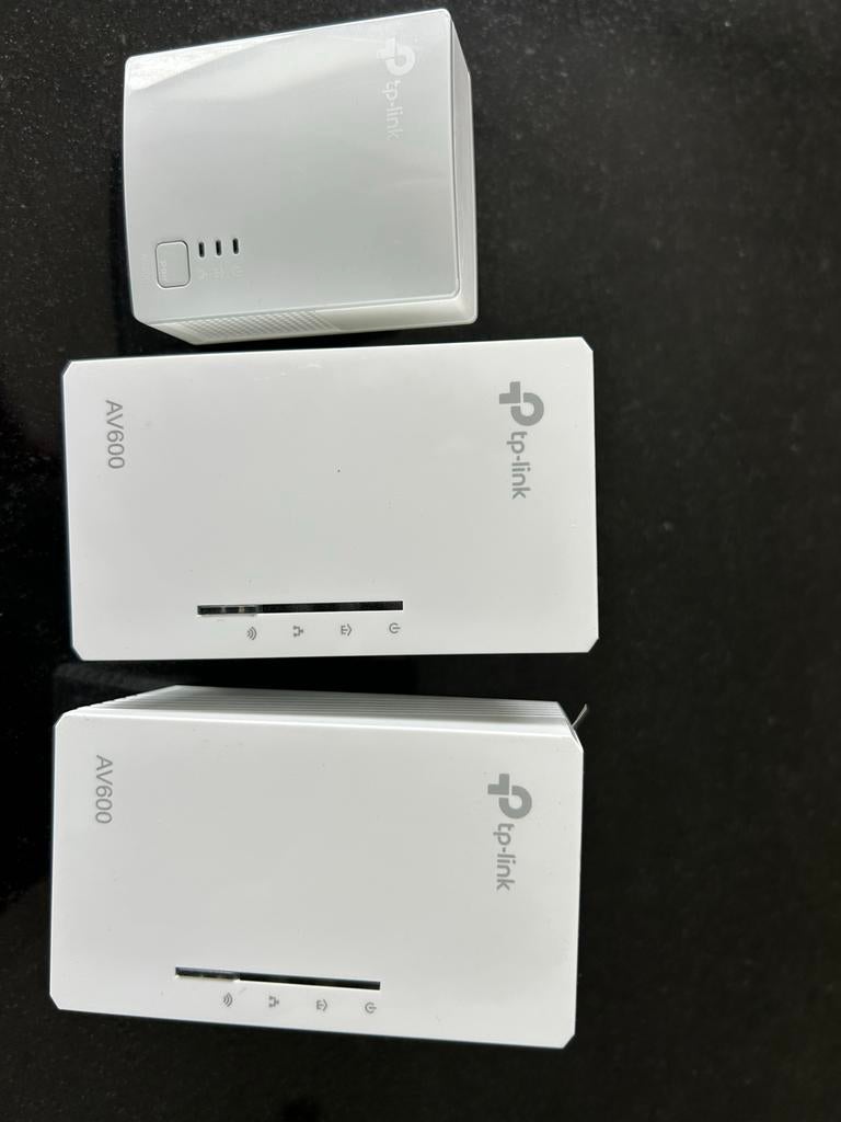 TP-Link AV600 Powerline Wi-Fi Extender Set (3 stuks), Computers en Software, Powerlines, Ophalen, Gebruikt