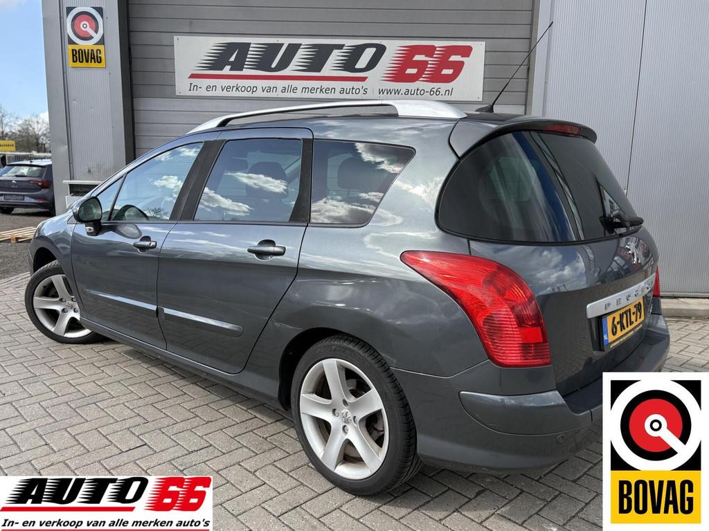 Peugeot 308 SW 1.6 THP Allure 7p Apk tot 04-2027, Auto's, Voorwielaandrijving, Stof, Gebruikt, Zwart