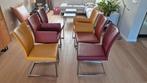 6 Bert Plantagie eettafelstoelen Tidy & Misty leer 3 kleuren, Huis en Inrichting, Stoelen, Ophalen, Gebruikt, Overige kleuren