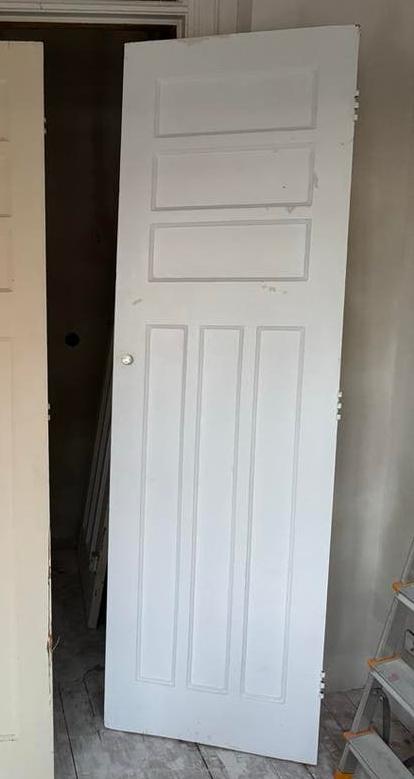 1 Originele jaren '30 paneeldeuren (per stuk), Ophalen, Gebruikt, Minder dan 80 cm, Binnendeur