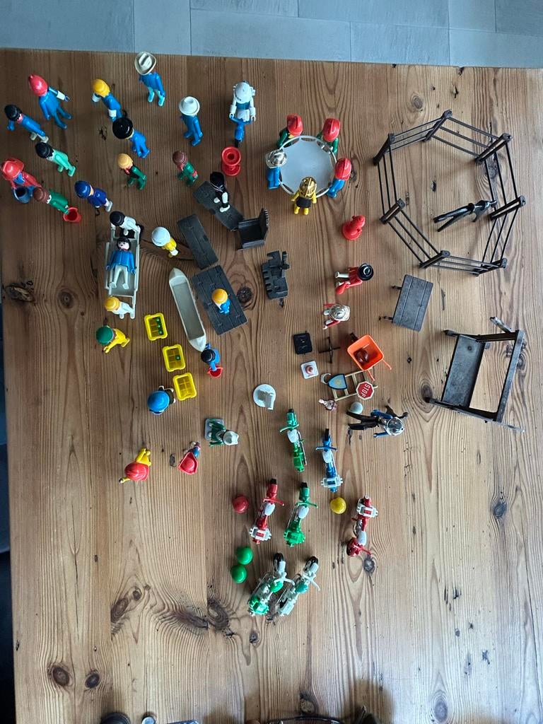 vintage Playmobil poppetjes en accessoires uit 1974 (geobra), Ophalen of Verzenden, Gebruikt, Jongen of Meisje