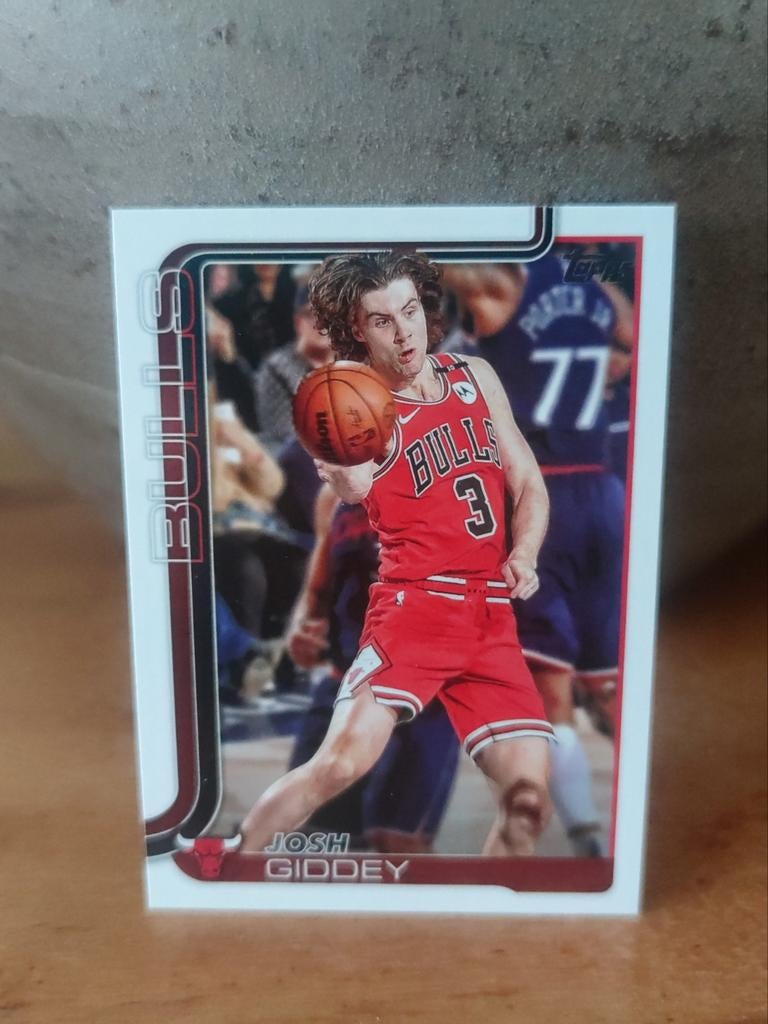 Josh Giddey - Chicago Bulls Topps card, Ophalen of Verzenden
