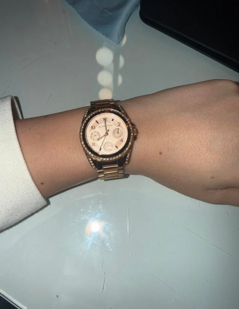 Michael Kors horloge, Sieraden, Tassen en Uiterlijk, Horloges | Dames, Overige merken, Staal, Gebruikt, Staal