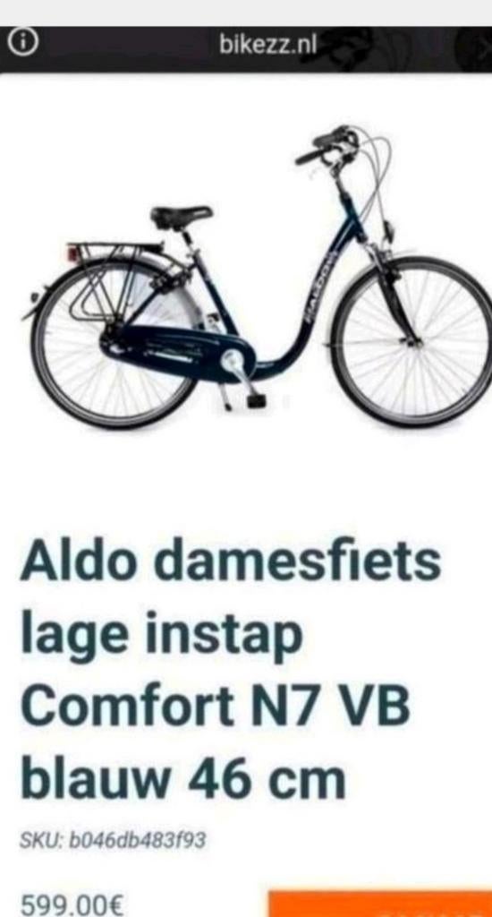Aldo nieuwe Moederfiets Damesfiets Lage Instap.Ned.Fabrikant, Fietsen en Brommers, Elektrische fietsen, Ophalen, Nieuw, Overige merken