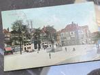 Vroege ansichtkaart van het Scheffersplein in Dordrecht , Ophalen of Verzenden, Voor 1920, Gelopen, Zuid-Holland