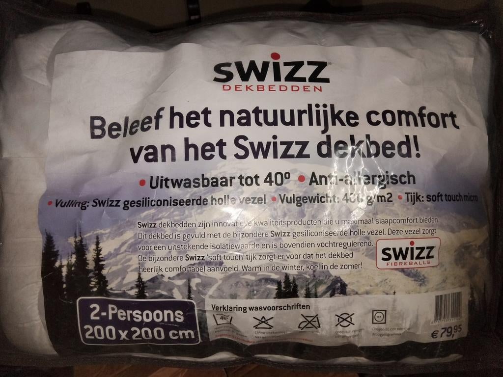 Nieuw Swizz 2-persoons dekbed 200x200 cm (3 stuks beschikbaa, Ophalen of Verzenden