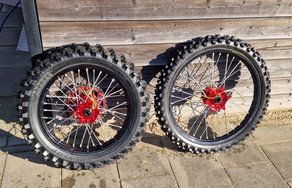 Set Haan Wheels Beta RR450 480 390 met banden en tandwiel, Ophalen of Verzenden