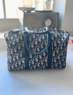 Prachtige vintage Dior Boston bag 30 cm, Ophalen of Verzenden, Gebruikt, Blauw, Handtas
