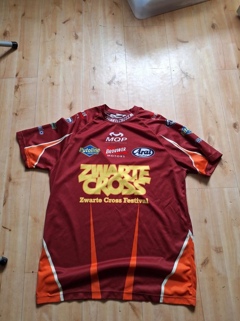 Zwarte Cross Shirt Maat XXL, Zwart, Overige maten, Ophalen of Verzenden, Gedragen