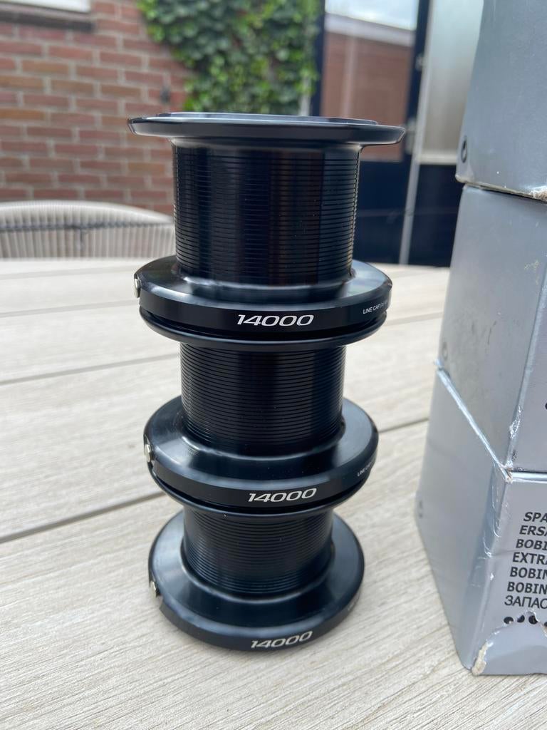 Reserve spoelen Shimano 14000 xtd, Watersport en Boten, Hengelsport | Karpervissen, Ophalen of Verzenden, Nieuw, Overige typen