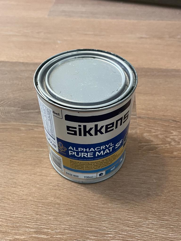Sikkens muurverf, Doe-het-zelf en Verbouw, Verf, Beits en Lak, Ophalen, Minder dan 5 liter, Groen, Verf
