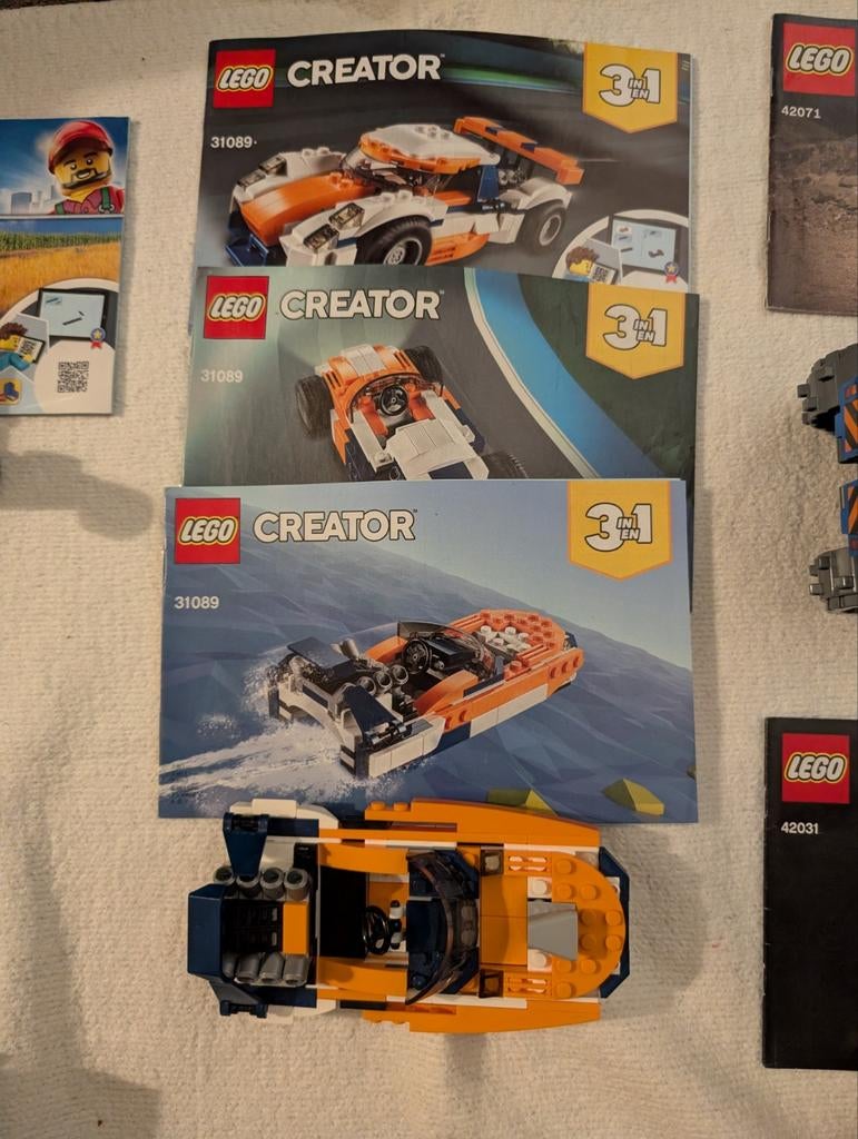 Lego Creator 31089 Oranje Sportwagen, Ophalen of Verzenden, Nieuw, Complete set, Lego