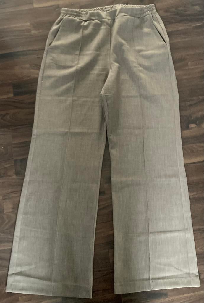 Geisha broek en bijpassend jasje bruin 42 XL izgs, Kostuum of Pak, Bruin, Maat 42/44 (L), Ophalen of Verzenden