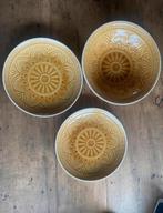 Prachtig okergeel servies, Ophalen, Zo goed als nieuw