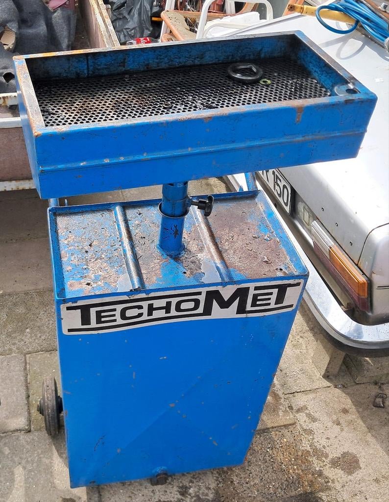 Olie opvangbak, Ophalen, Gebruikt