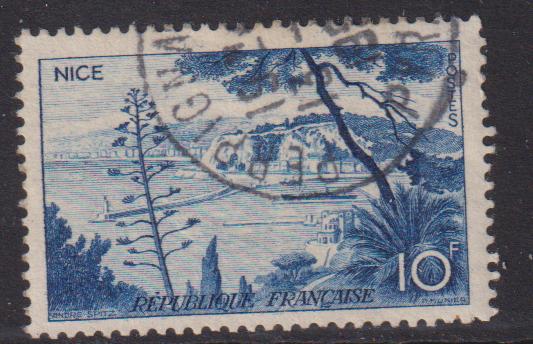 Frankrijk 1955 Nice Landschap, Verzenden, Gestempeld, Dier of Natuur