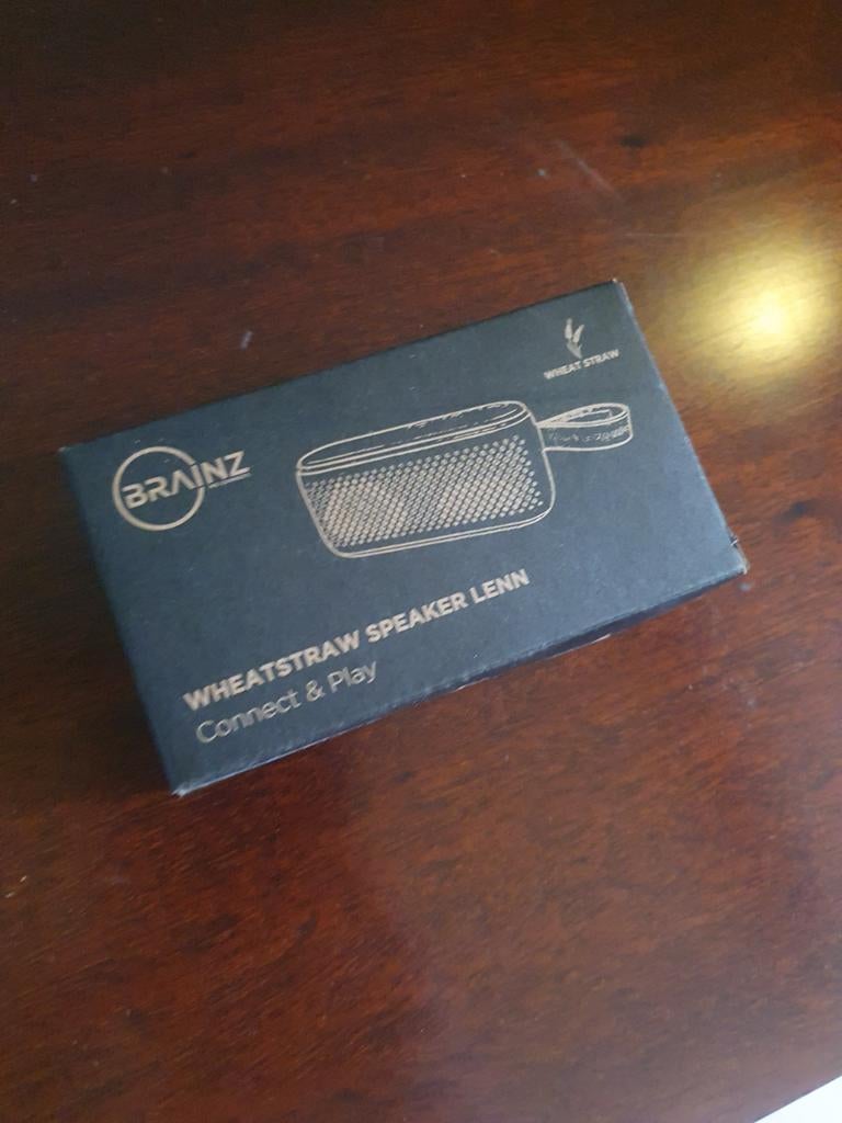 brainz s155 Wheatstraw speaker Bluetooth speaker, Ophalen of Verzenden, Overige typen