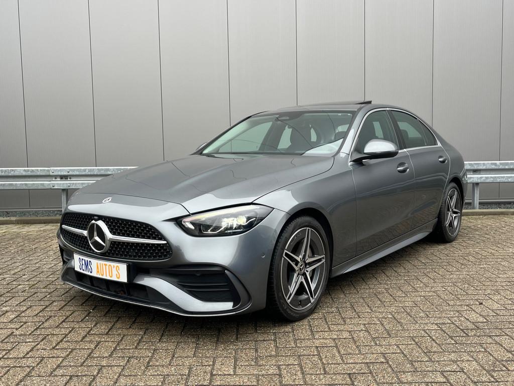 Mercedes-Benz C-Klasse 180 AMG Line Schuif Dak / Camera / Sf, Automaat, 1800 kg, 4 cilinders, Parkeercamera