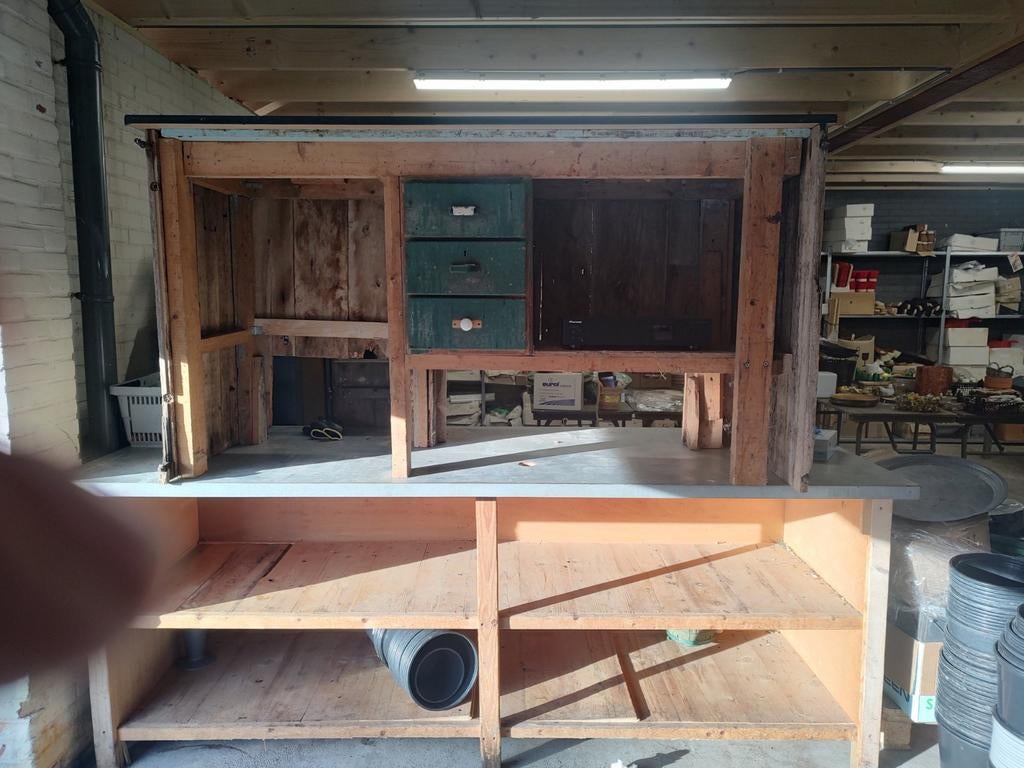 2 werkbanken of balie, Ophalen, Nb, Nb, Nb