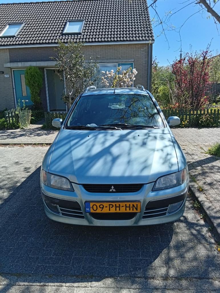 Mitsubishi Space Star 1.6 Comfort 2004 Grijs, Auto's, Voorwielaandrijving, 4 cilinders, 1165 kg, 1200 kg