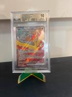 Graded Team Rocket's Moltres EX 208 Beckett Pristine 10, Ophalen of Verzenden, Zo goed als nieuw, Losse kaart, Foil
