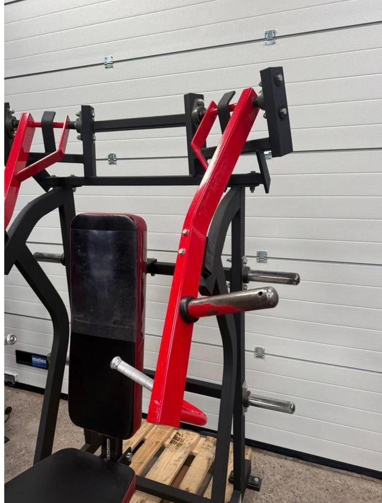 Plate Loaded Incline Chestpress/Brustpresse/Hammer Strength, Sport en Fitness, Fitnessmaterialen, Ophalen, Benen, Gebruikt, -