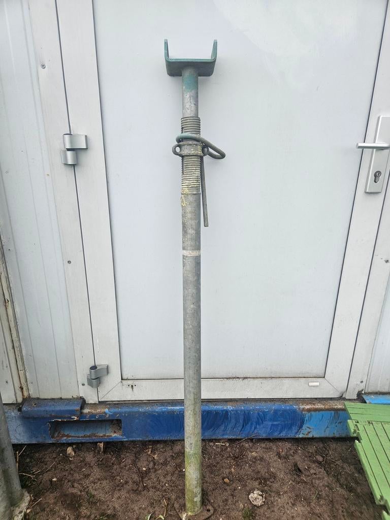 Steigerpalen gegalvaniseerd Stempels / bouw verstelbaar, Doe-het-zelf en Verbouw, Steigers, Ophalen, Gebruikt, Overige typen, Minder dan 2 meter