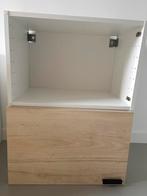 2 Metod bovenkasten Ikea - wit, 1 deur Askersund licht essen, Ophalen, Minder dan 50 cm, Wit, Zo goed als nieuw