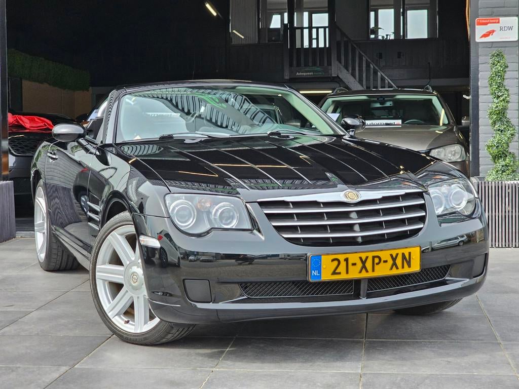 Chrysler Crossfire Cabrio 3.2 V6|1e eig|Cruise|Airco|Stoelvw, Auto's, Chrysler, 1385 kg, Gebruikt, Zwart, Handgeschakeld