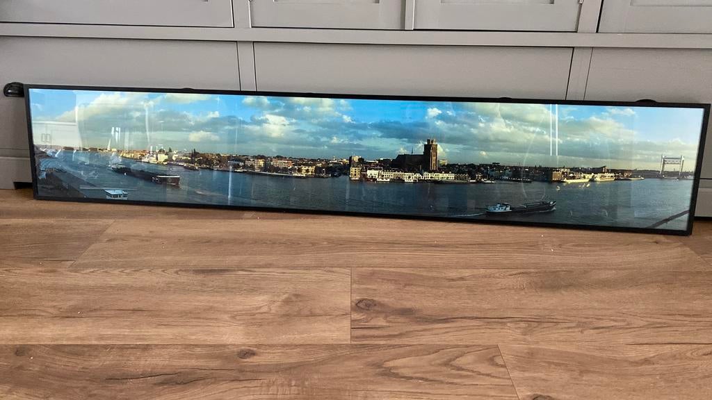 Foto in lijst gezicht op Dordrecht, Ophalen