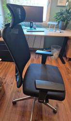 Verstelbare bureaustoel, Ophalen, Zo goed als nieuw, Zwart