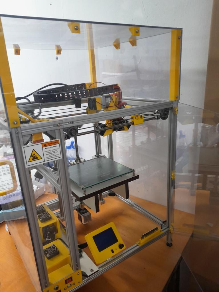 Professionele 3D-printer met behuizing, Computers en Software, 3D Printers, Ophalen, Gebruikt, Onbekend