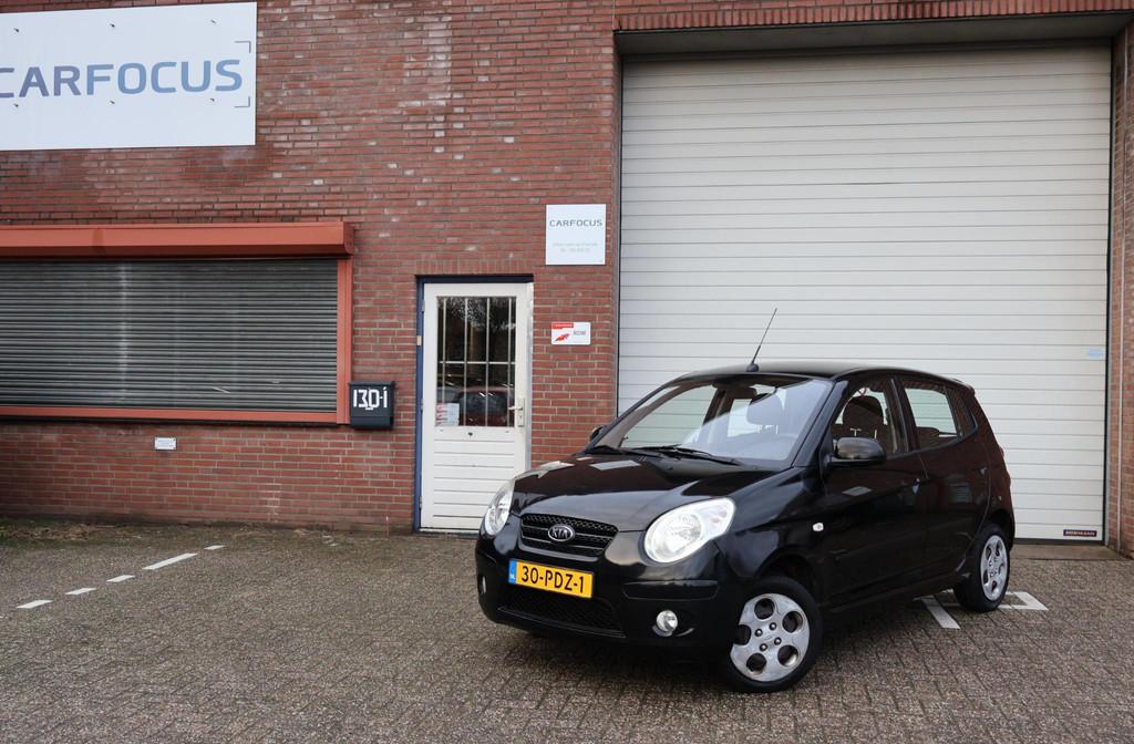 Kia Picanto 1.0 Seven 1e eigenaar NAP Airco 07-26 APK, Auto's, Kia, Euro 5, Stof, 4 cilinders, Zwart
