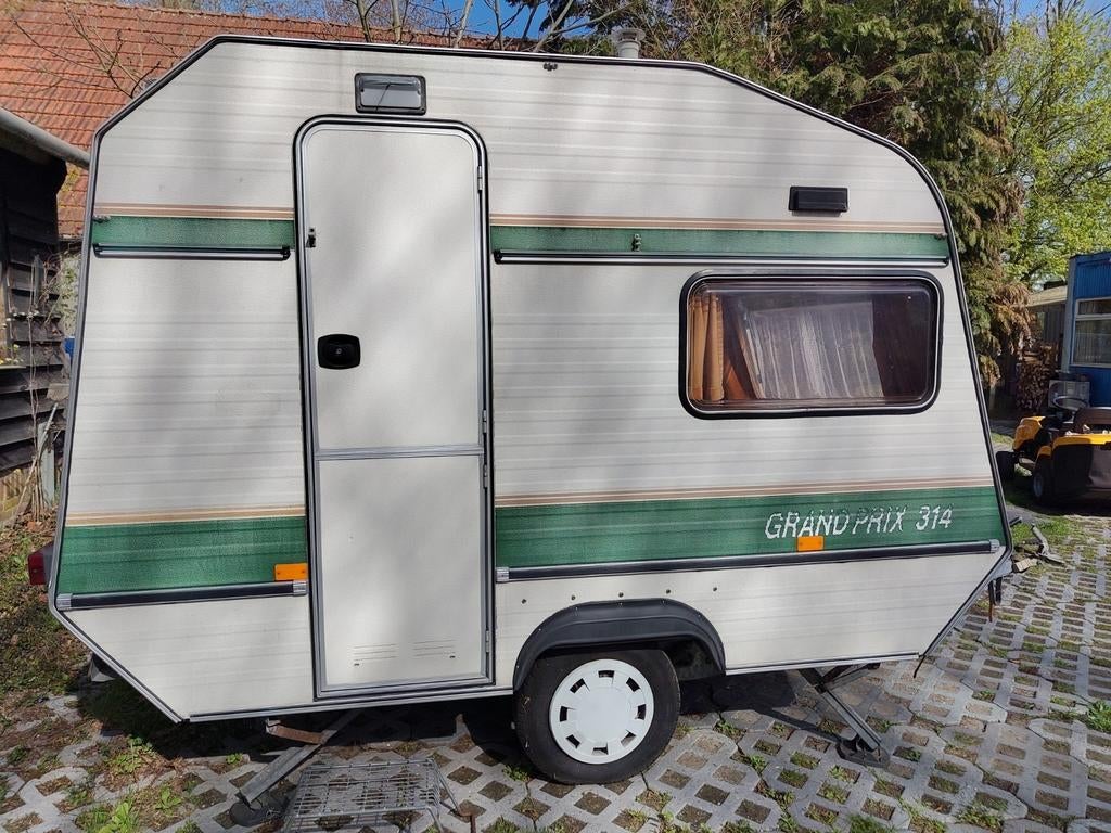 Caravan Chateau Grand Prix 314; lichtgewicht, vintage, Caravans en Kamperen, Treinzit, Tot en met 3, Particulier, 500 - 750 kg