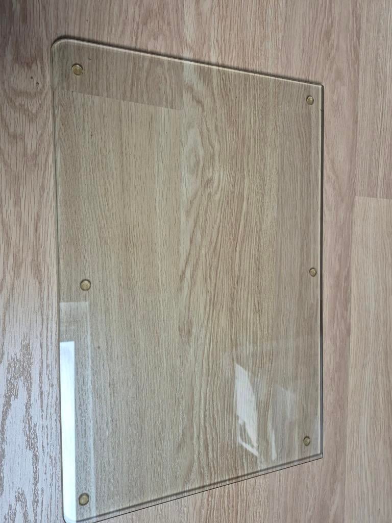 Glazen vloerplaat voor open haard 60x40cm, Ophalen of Verzenden, Zo goed als nieuw, Overige soorten