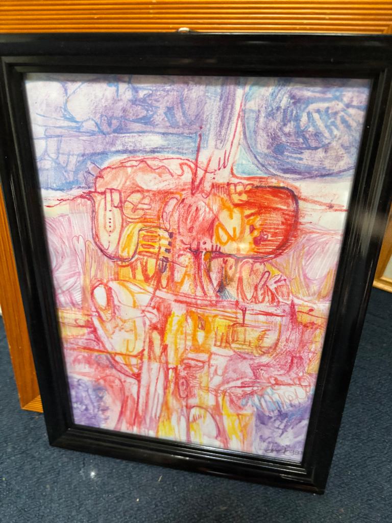 Schilderij door Jack Harden-Walid, Ophalen