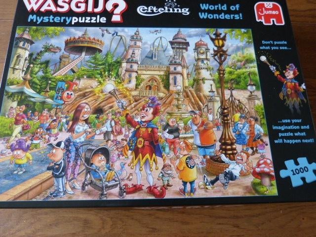 Wasgij mystery puzzel - Efteling, 1000 stukjes, Ophalen of Verzenden, 500 t/m 1500 stukjes, Zo goed als nieuw, Legpuzzel