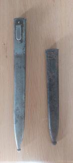 Bajonet Schede 2 stuks - K98 look alike - WW1 WW2 ??, Ophalen of Verzenden, Duitsland, Mes of Dolk